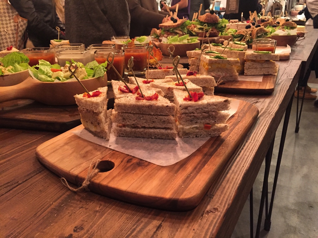sandwich selections at fondly