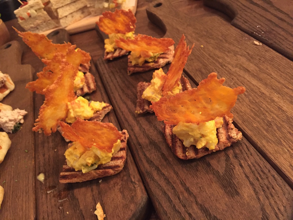 parmesan flat bread appetizer