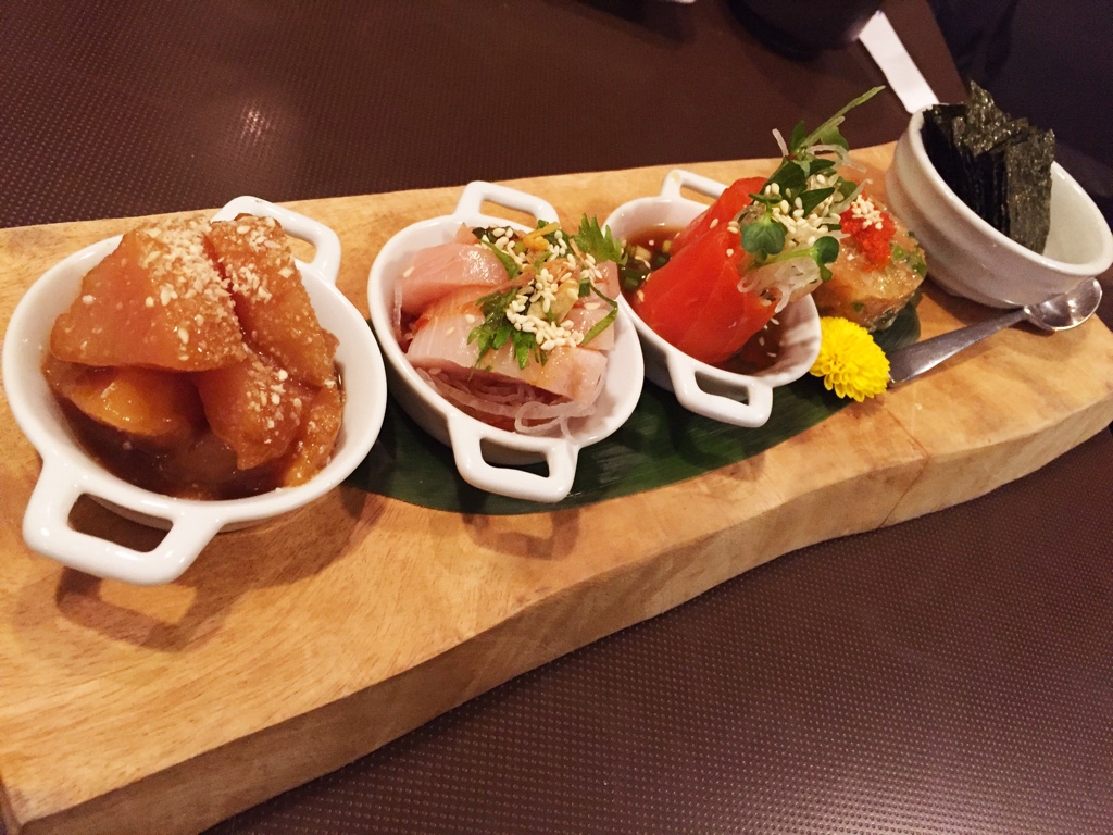 chef's sashimi sampler