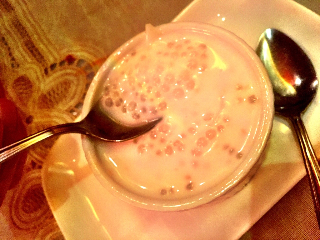 tapioca coconut dessert soup