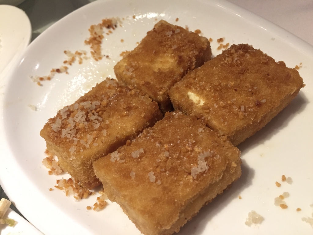 Deep fried egg tofu