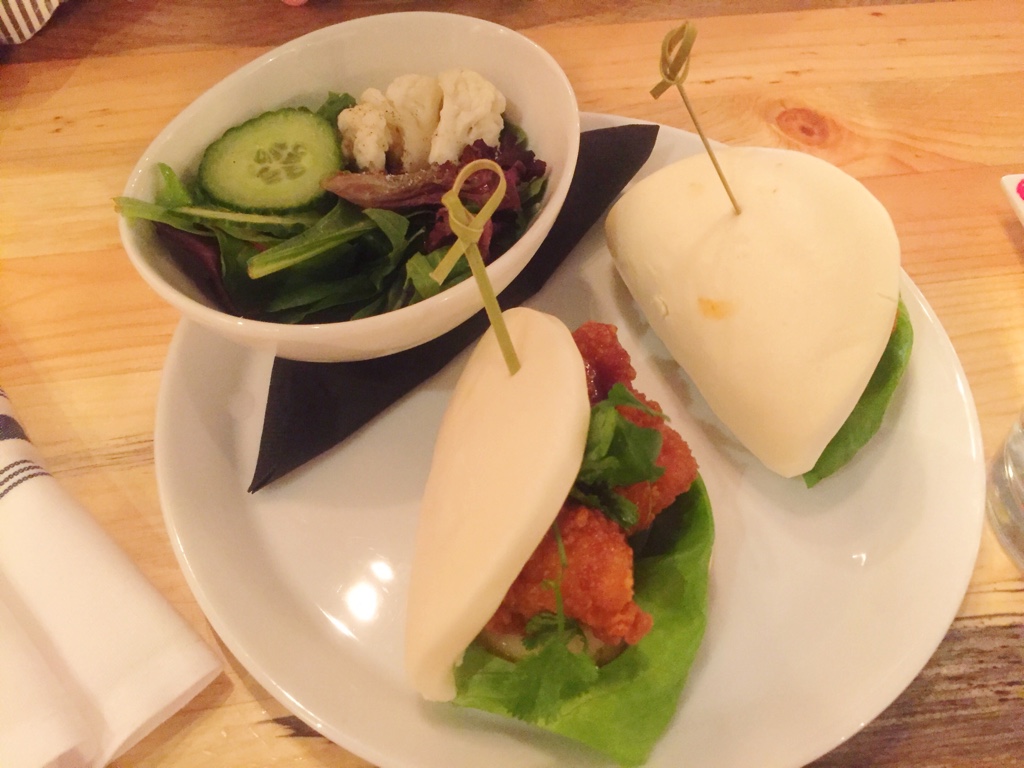 chicken karage bao sandwich