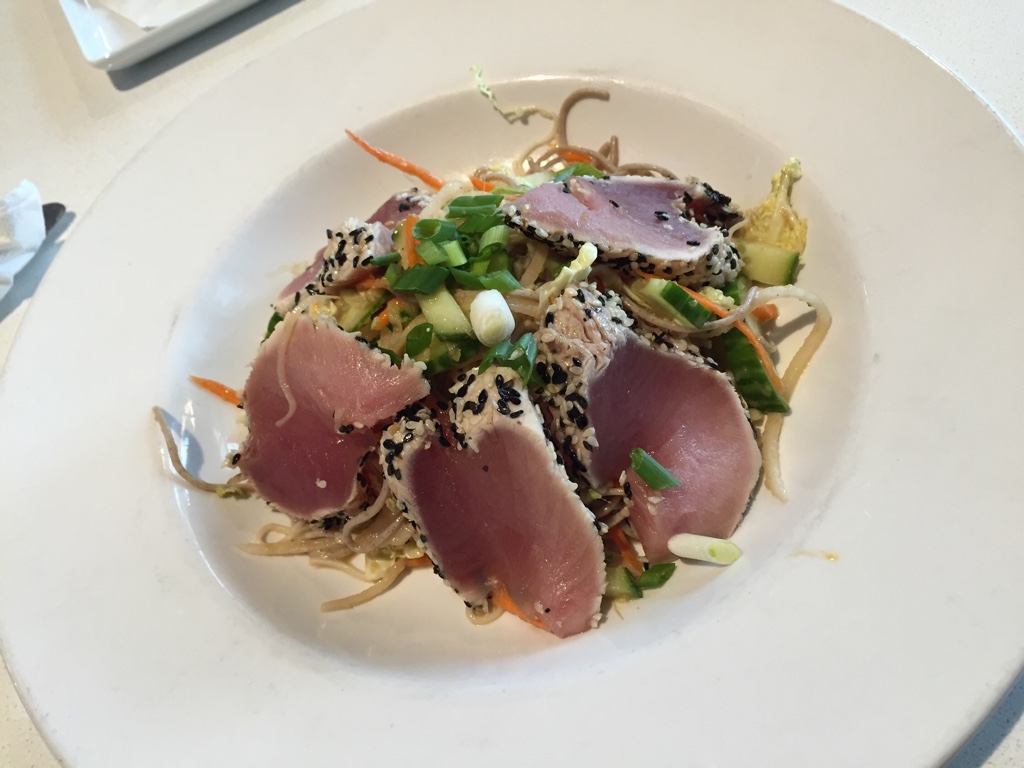 Ahi Tuna on Cold Soba