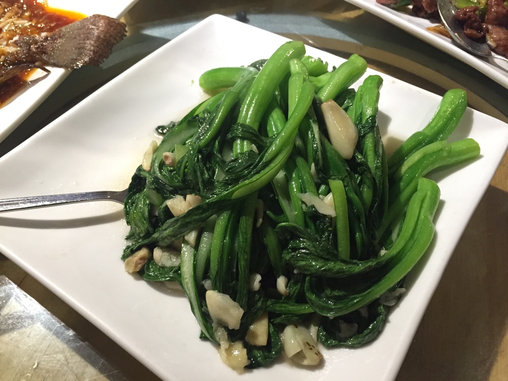 garlic yu choy