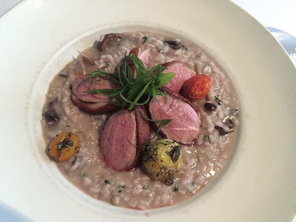 Mushroom Risotto with Duck Breast