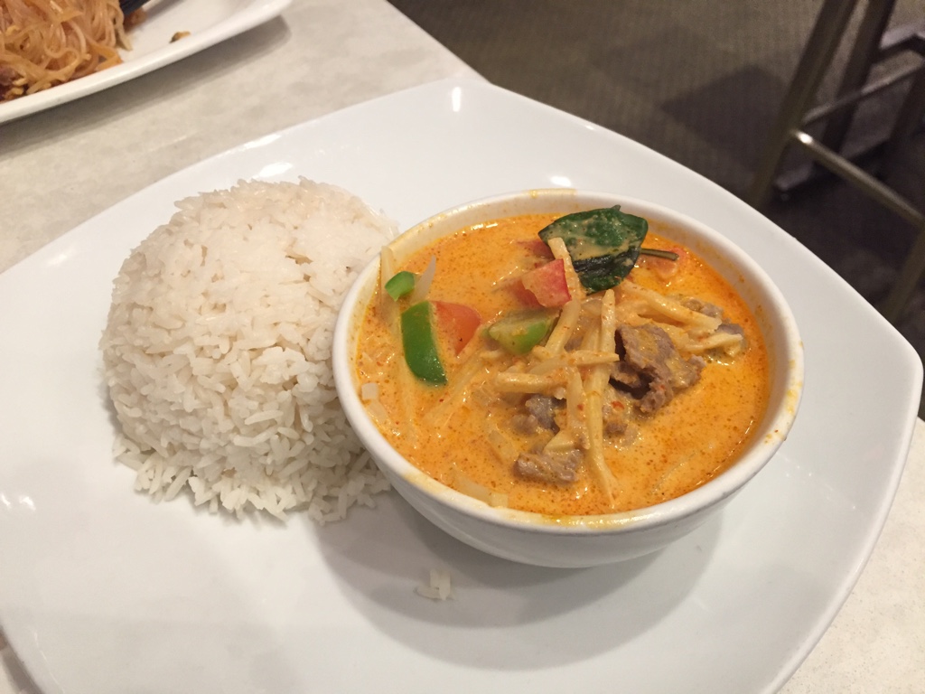 thai red curry with beef