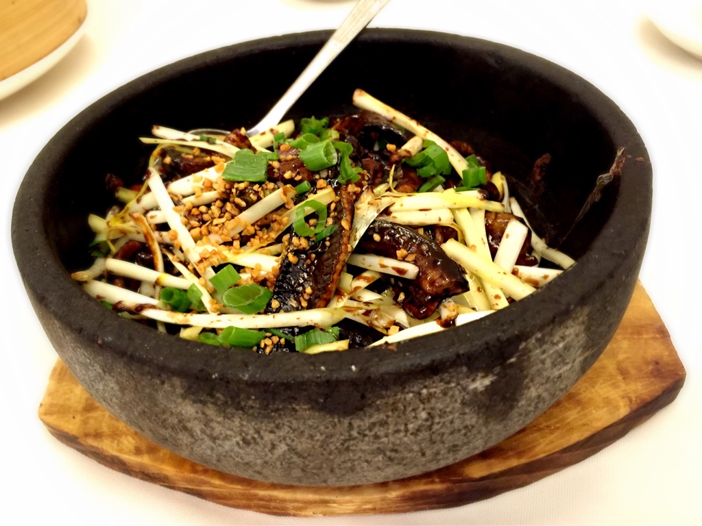 Fried Eel in Stone Bowl
