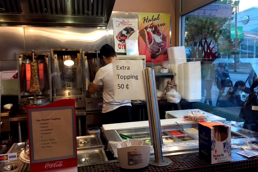 Donair Town on Robson