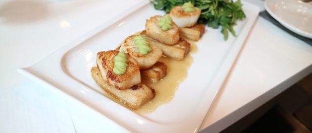 Scallops and Pork Belly