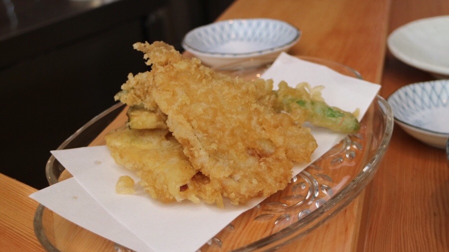 Kisu Tempura (Vegetable and Fresh Whiting)