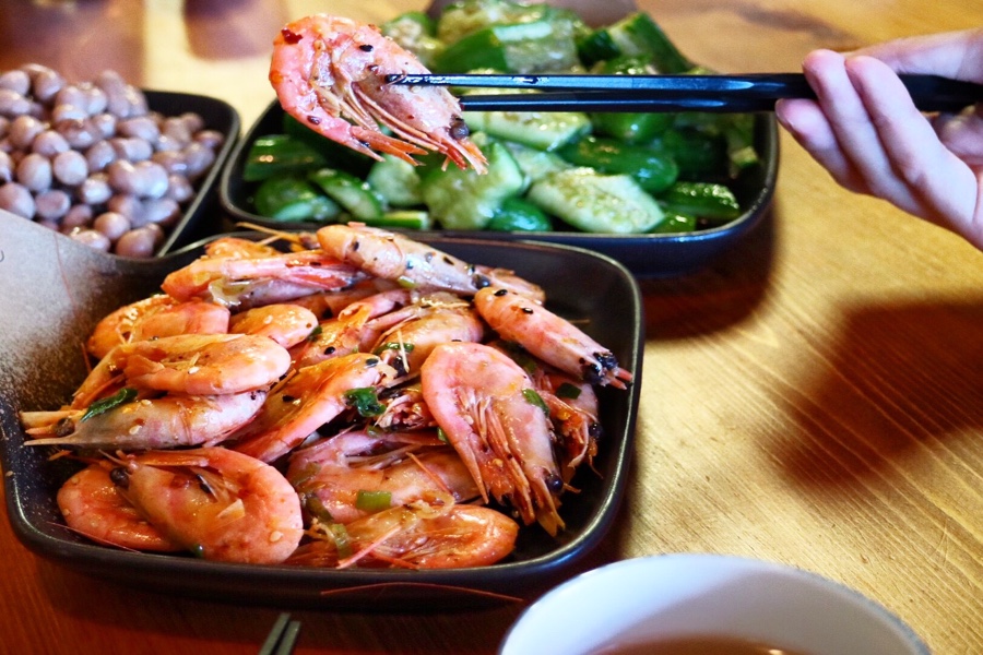 chilled shrimps