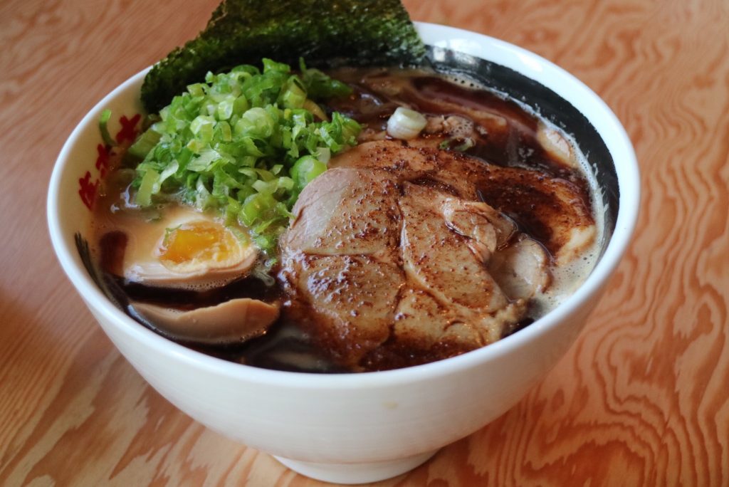 Black Garlicky Ramen