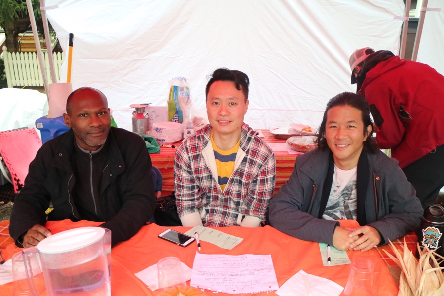 Judging at BC Fruit Pie Competition