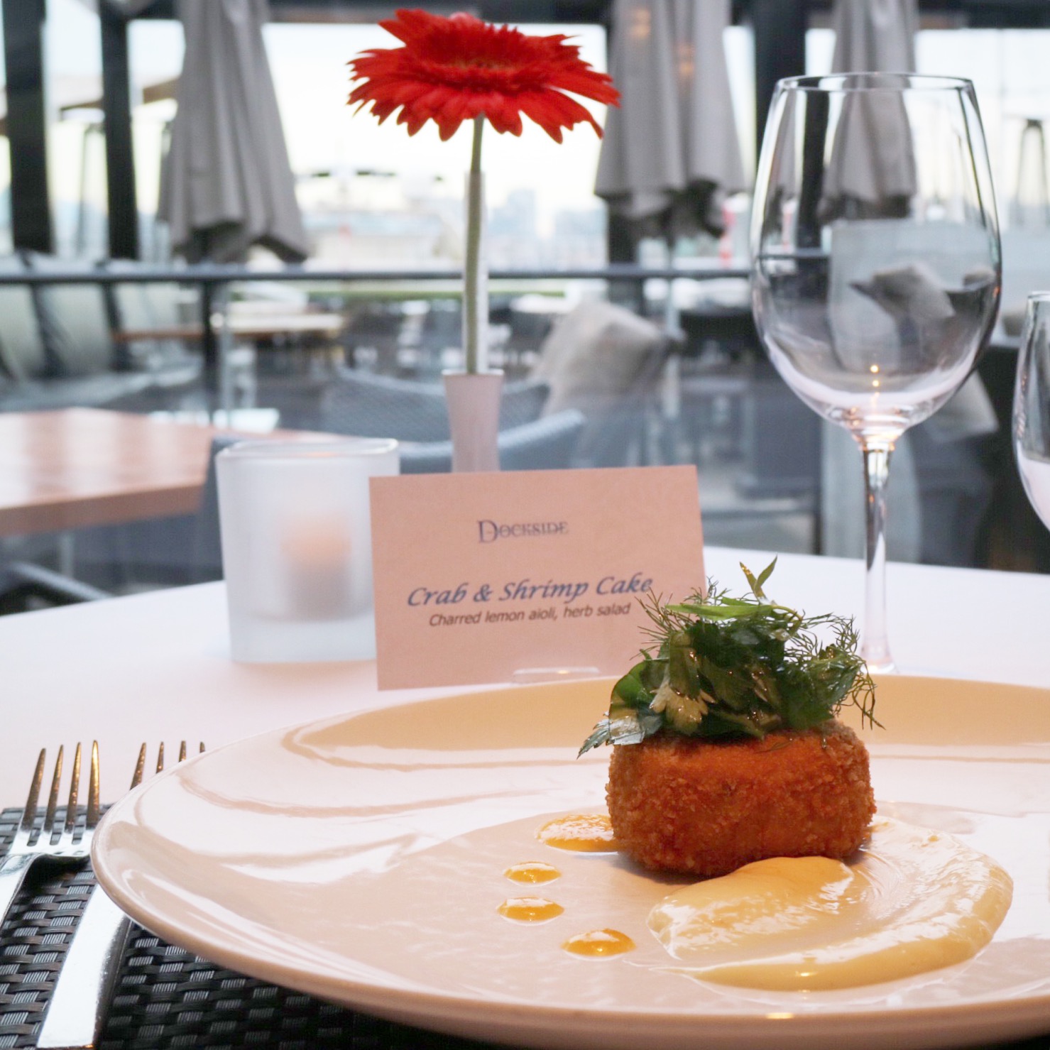"crab & shrimp cake"
