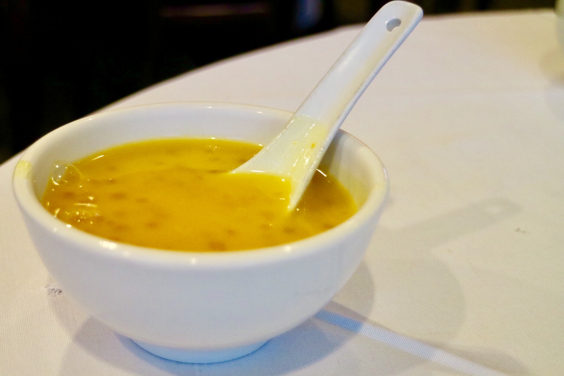 "Sweet Pumpkin and Tapioca Soup"