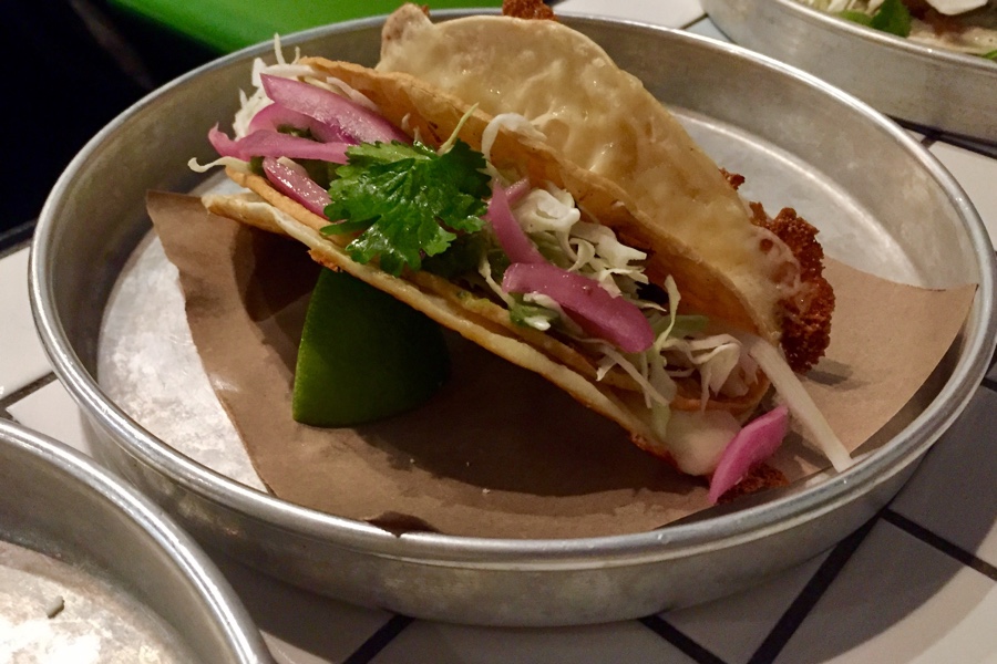 "soft and crunchy carnitas"