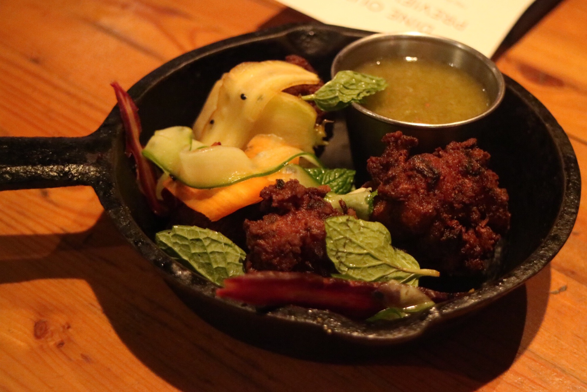 Pacific Cod and Pemberton Potato Pakoras