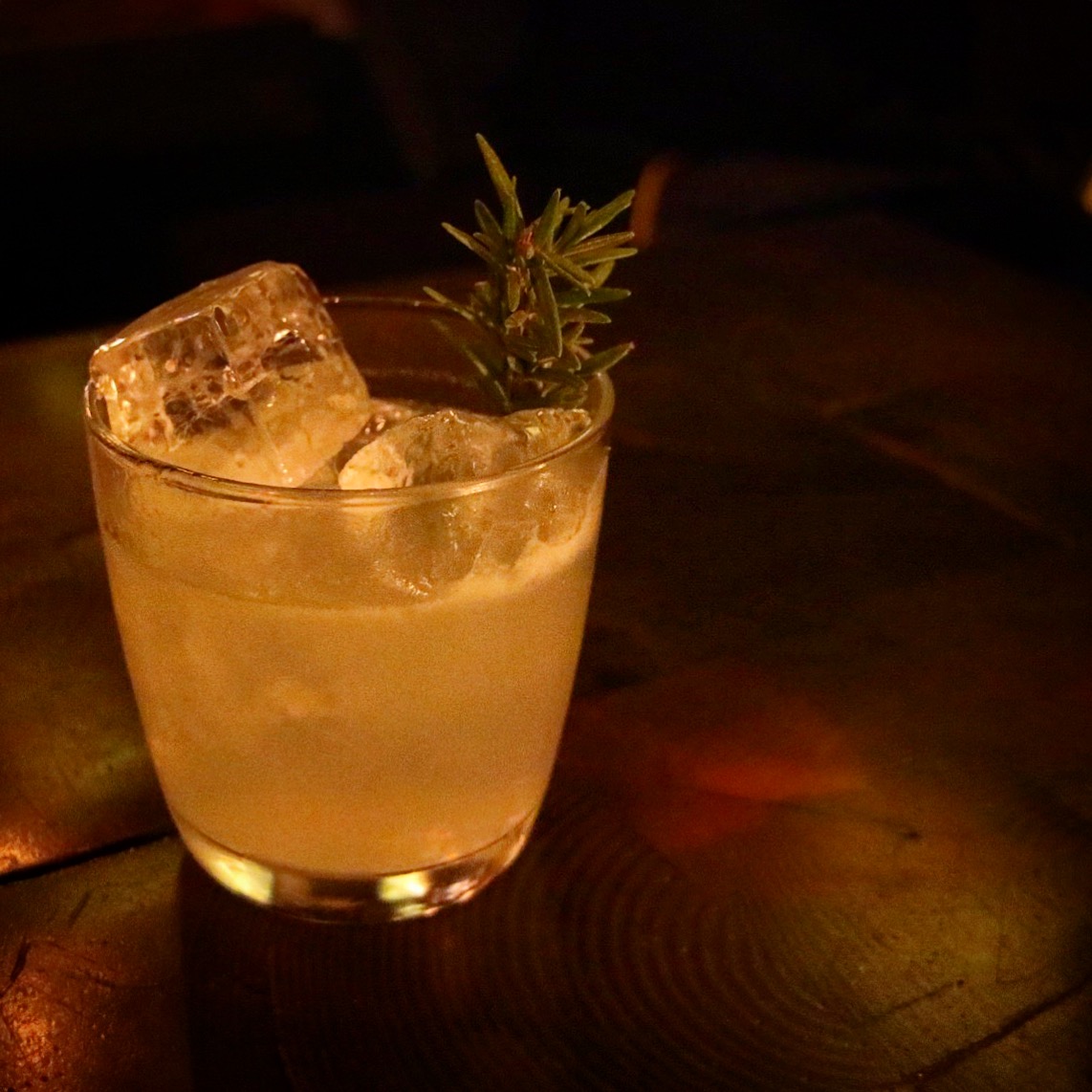 “Rosemary gimlet”