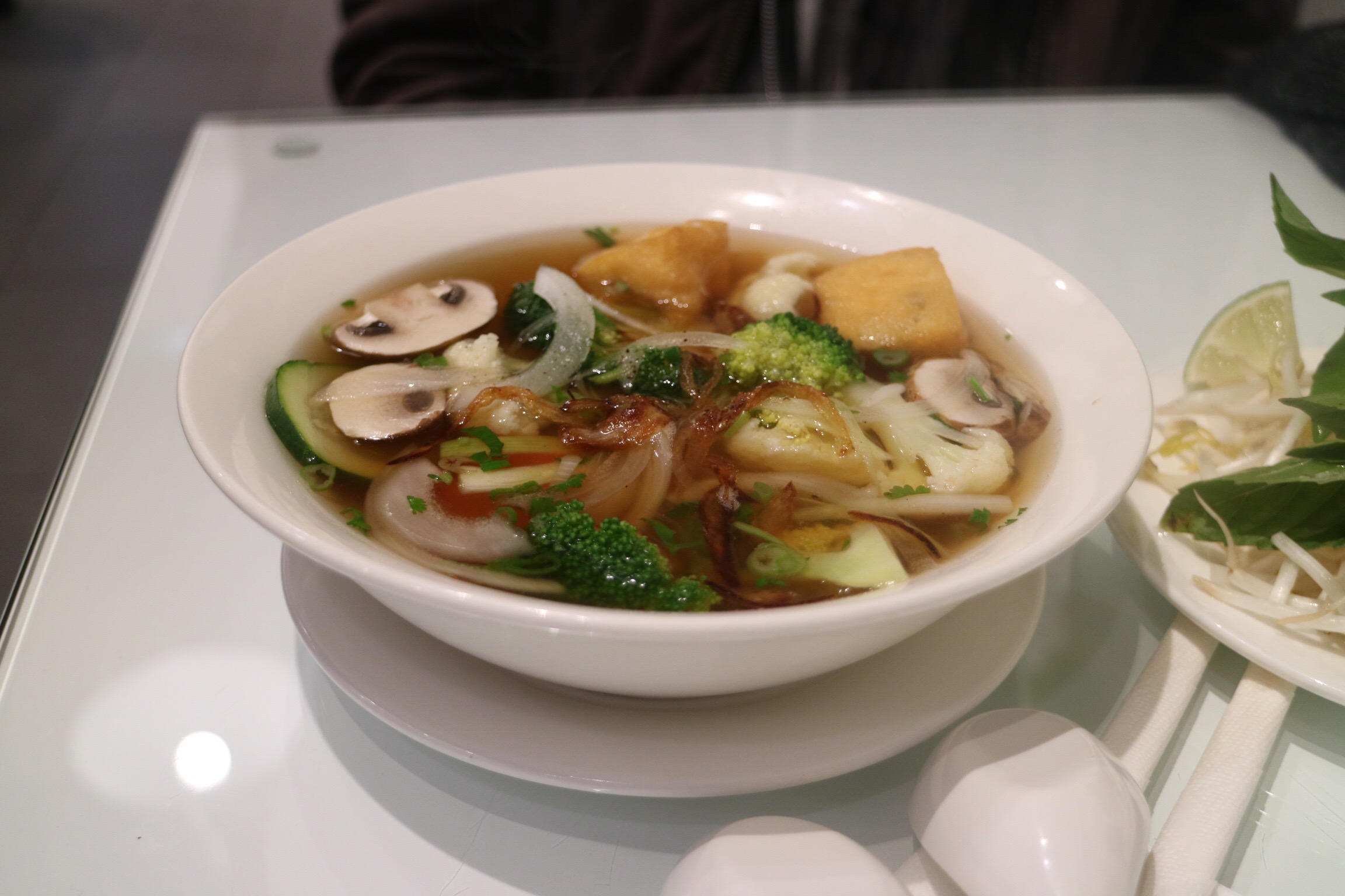 Vegetarian Noodle Soup @ Basil Garden