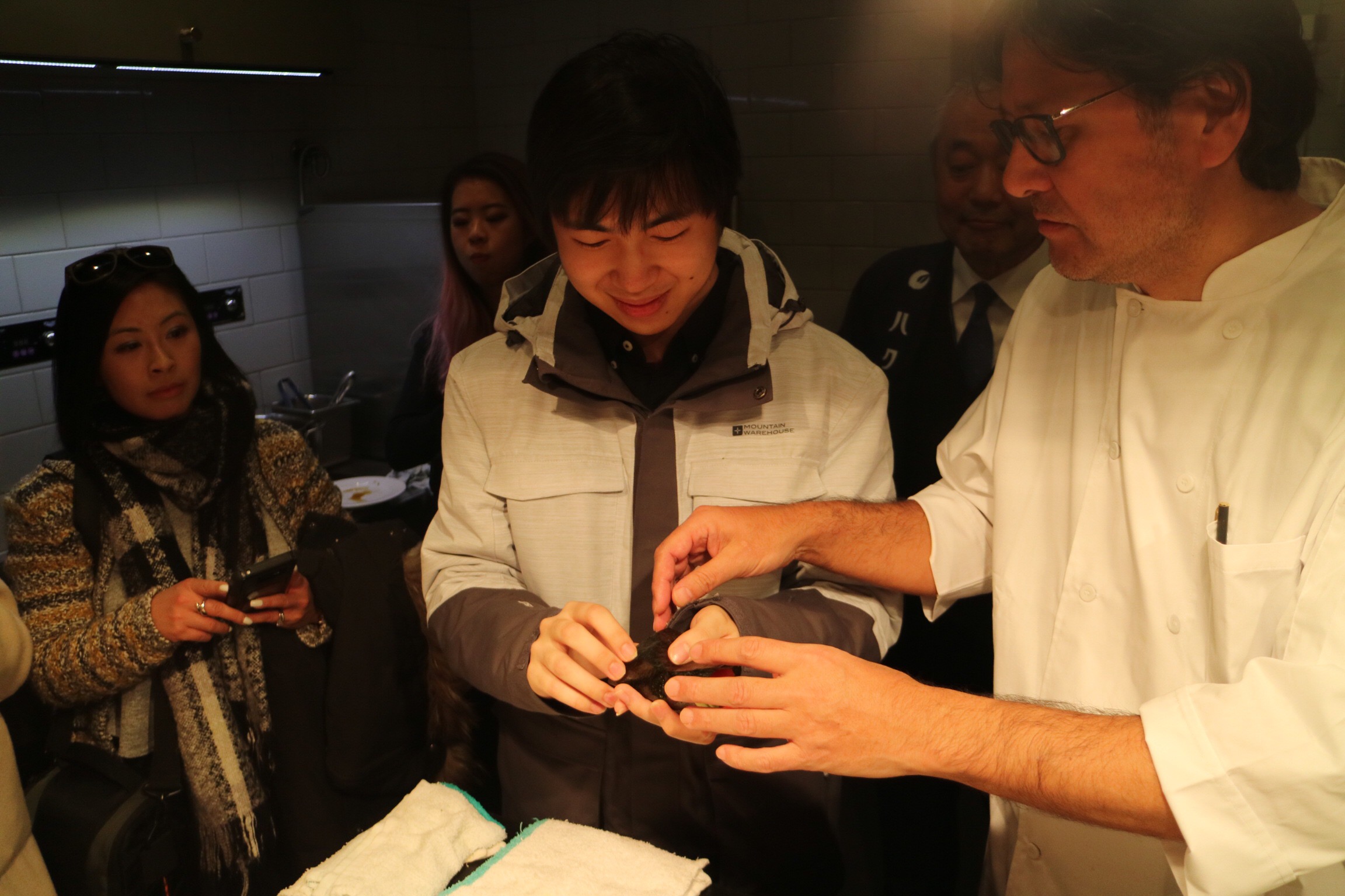 Raymond from Raymond's Sushi Adventure is learning how to make sushi
