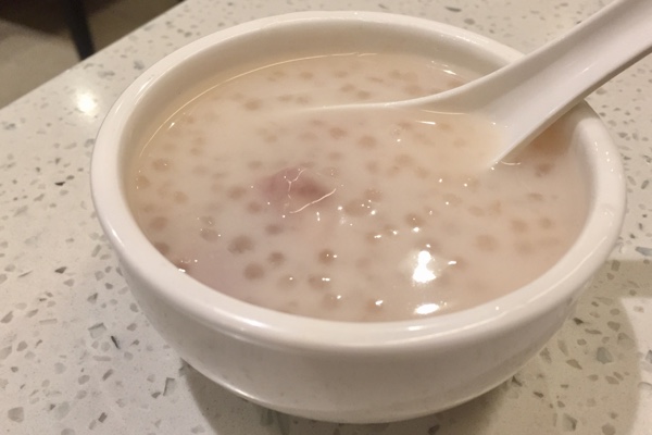 tapioca and taro soup