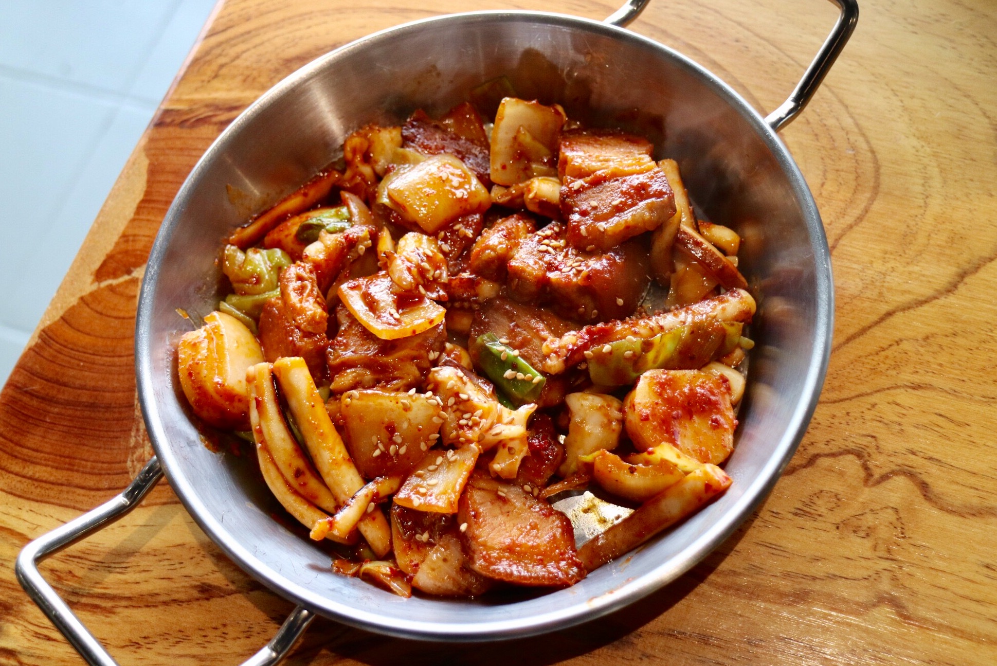 spicy pork belly & squid