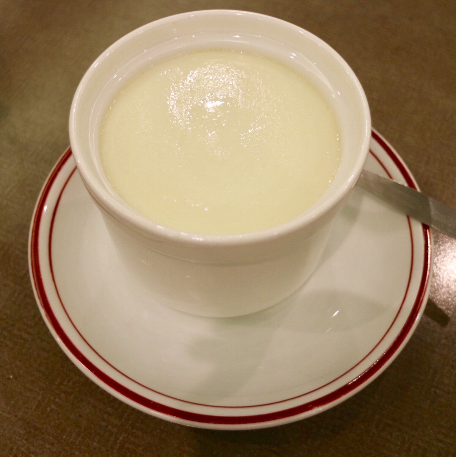 Steamed Milke & Egg White Custard