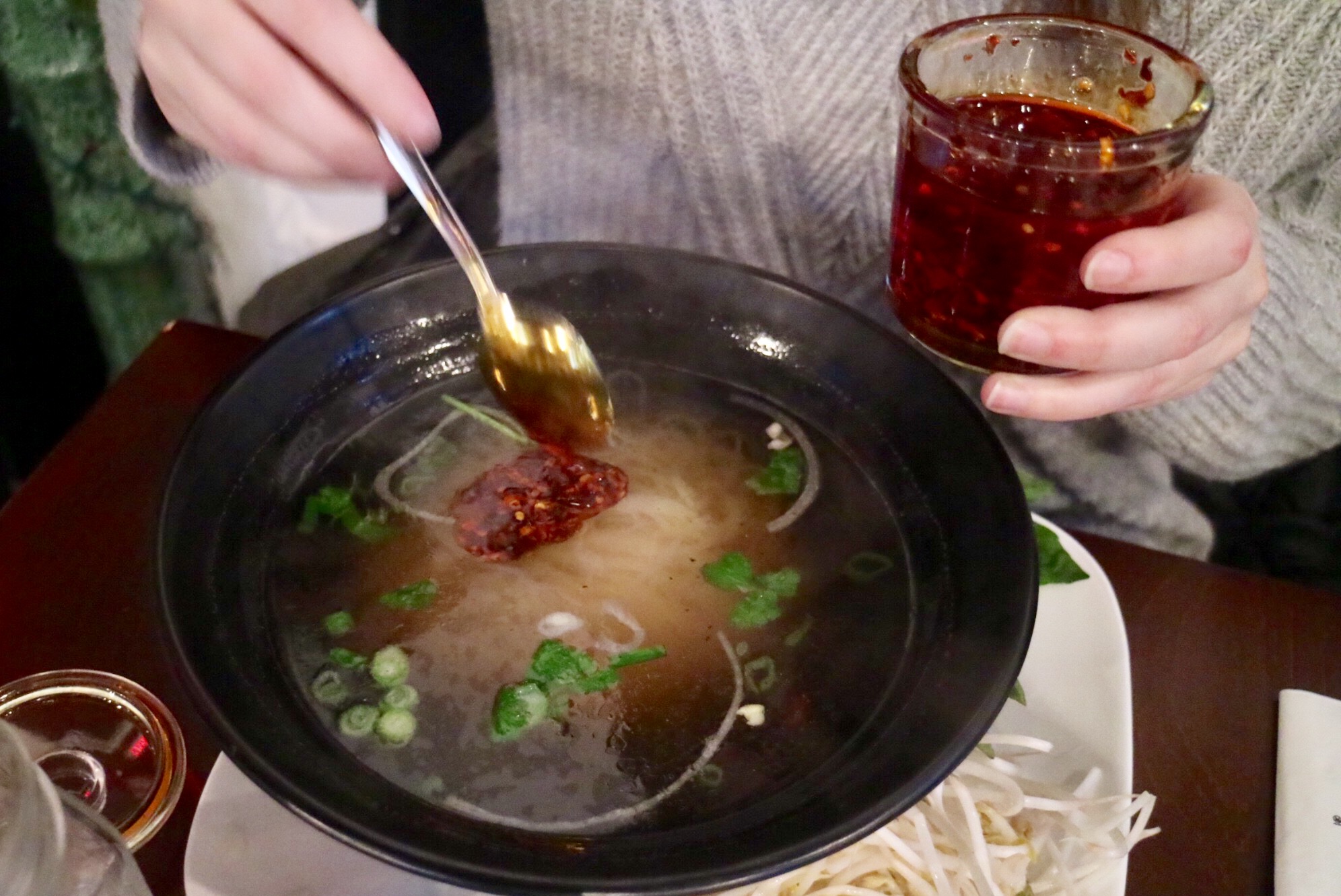 "Build Your Own Pho" with no meat