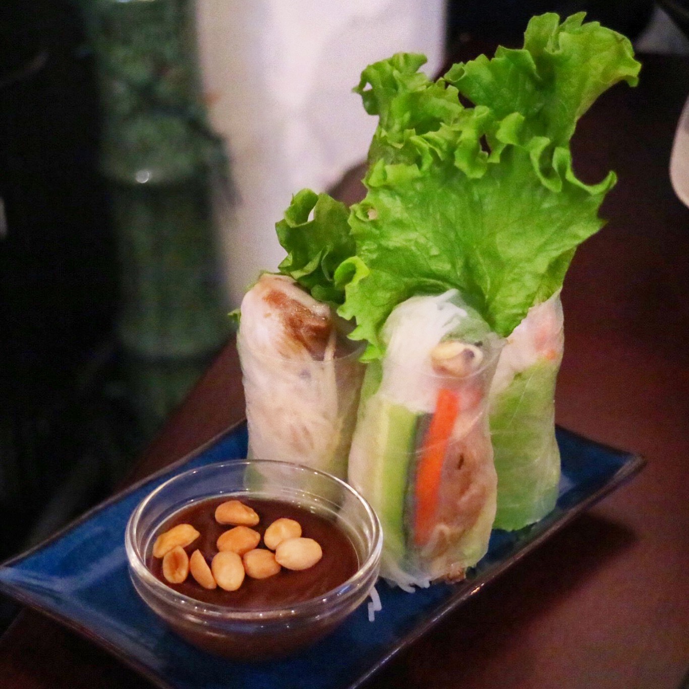 lemongrass chicken salad roll