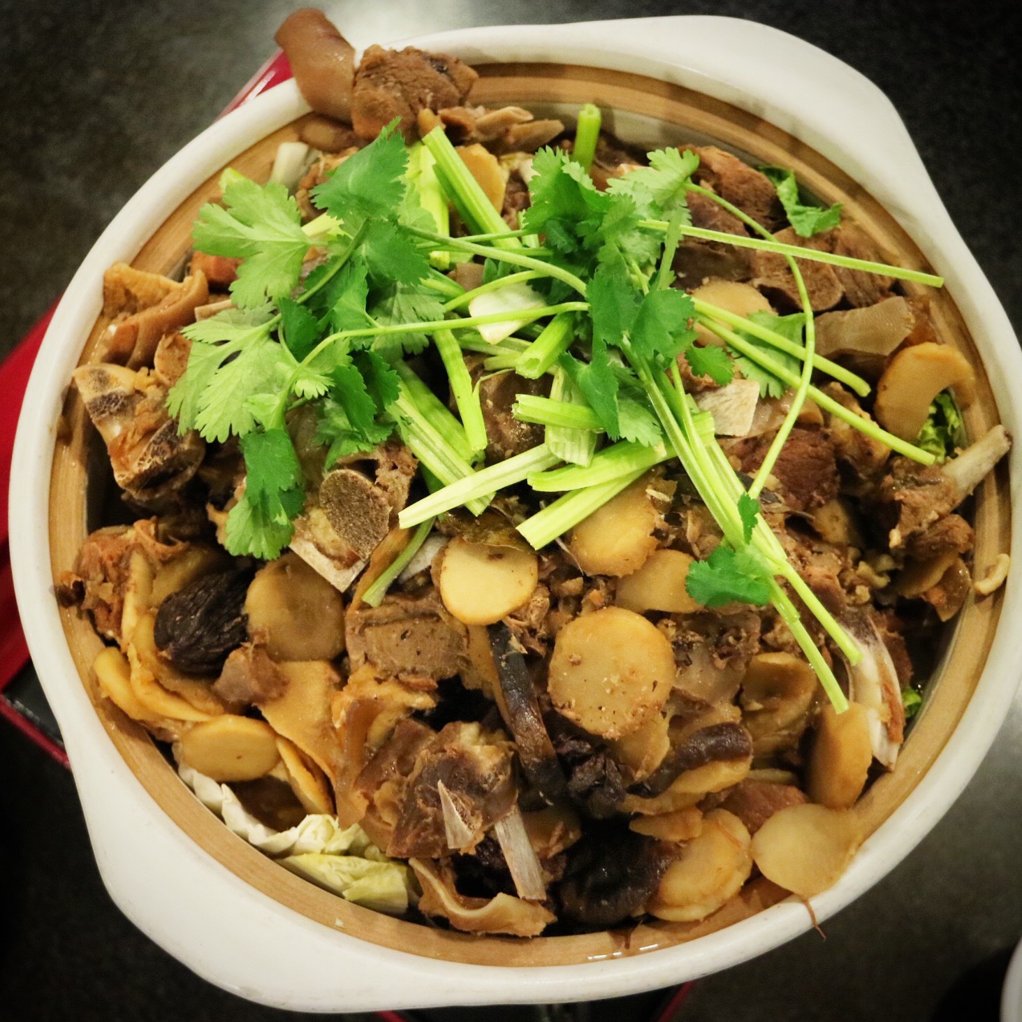 Lamb Brisket and Bean Curd Sheet Hot Pot