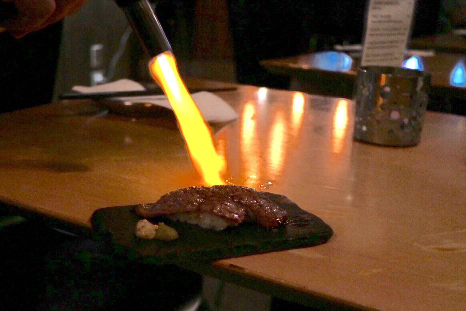 aburi black angus nigiri
