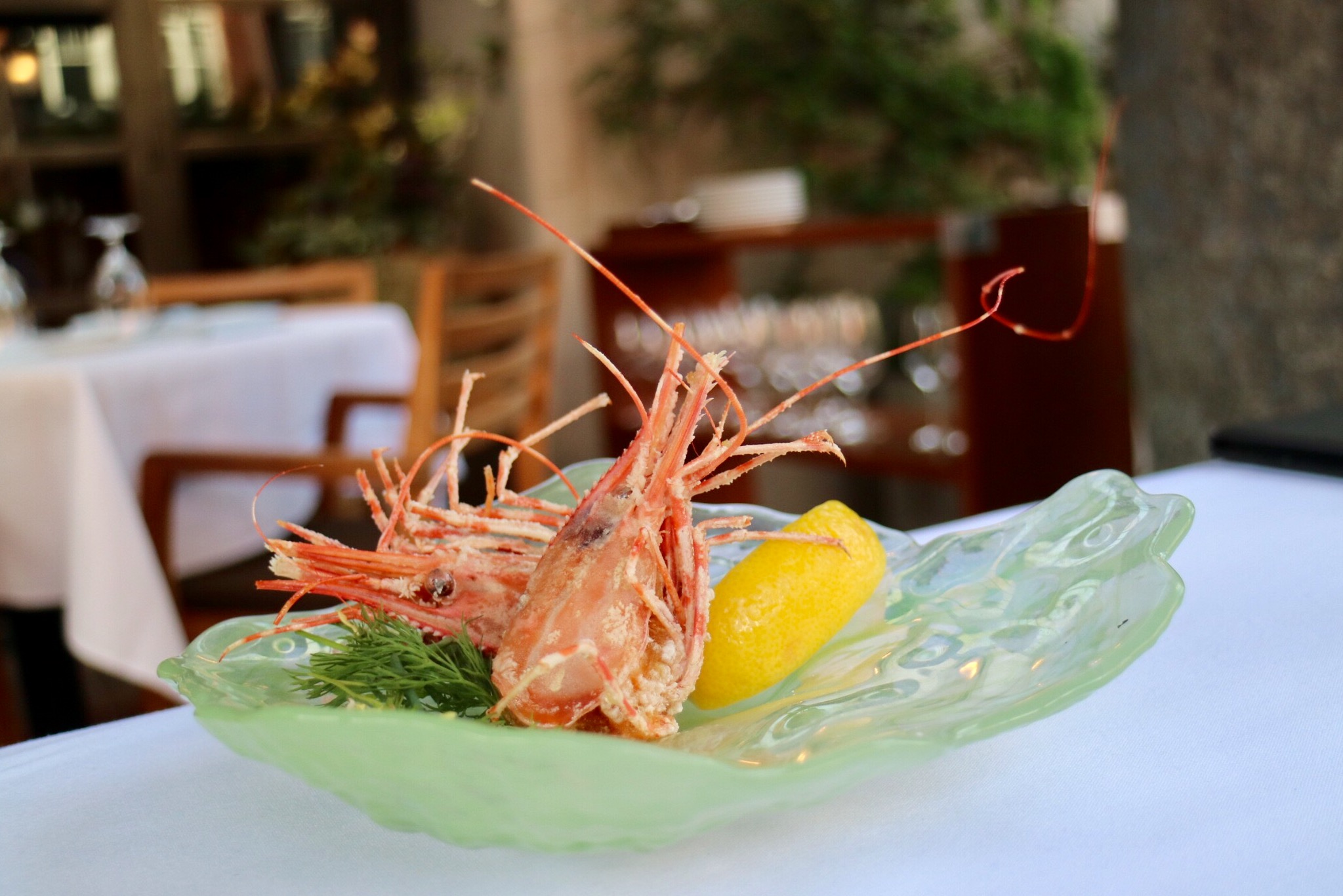 fried prawn heads