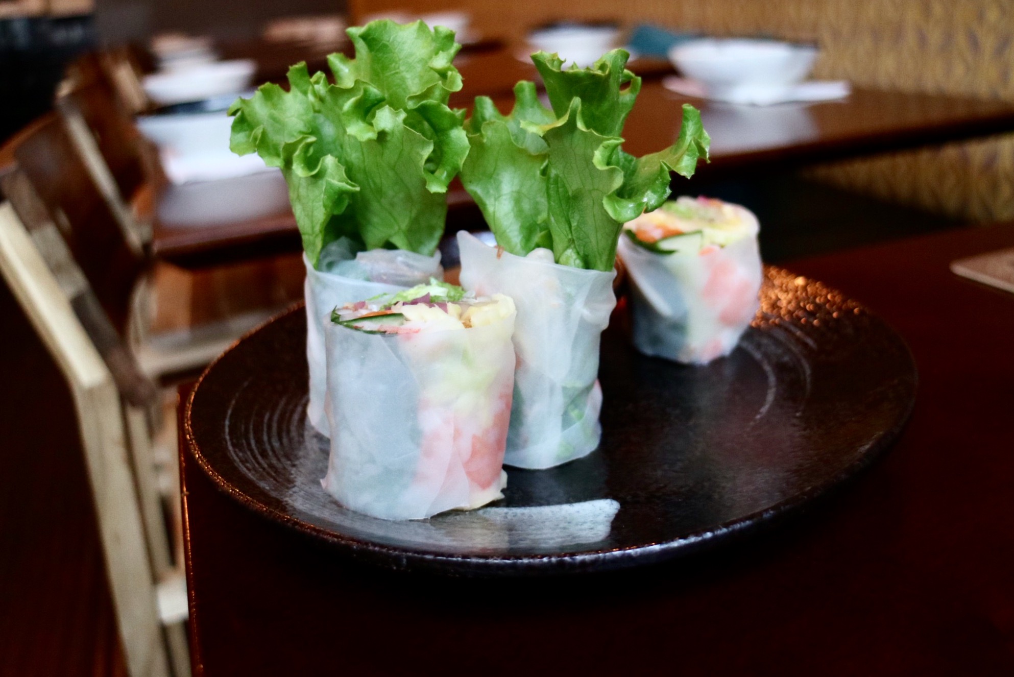Prawn + Mango Salad Roll