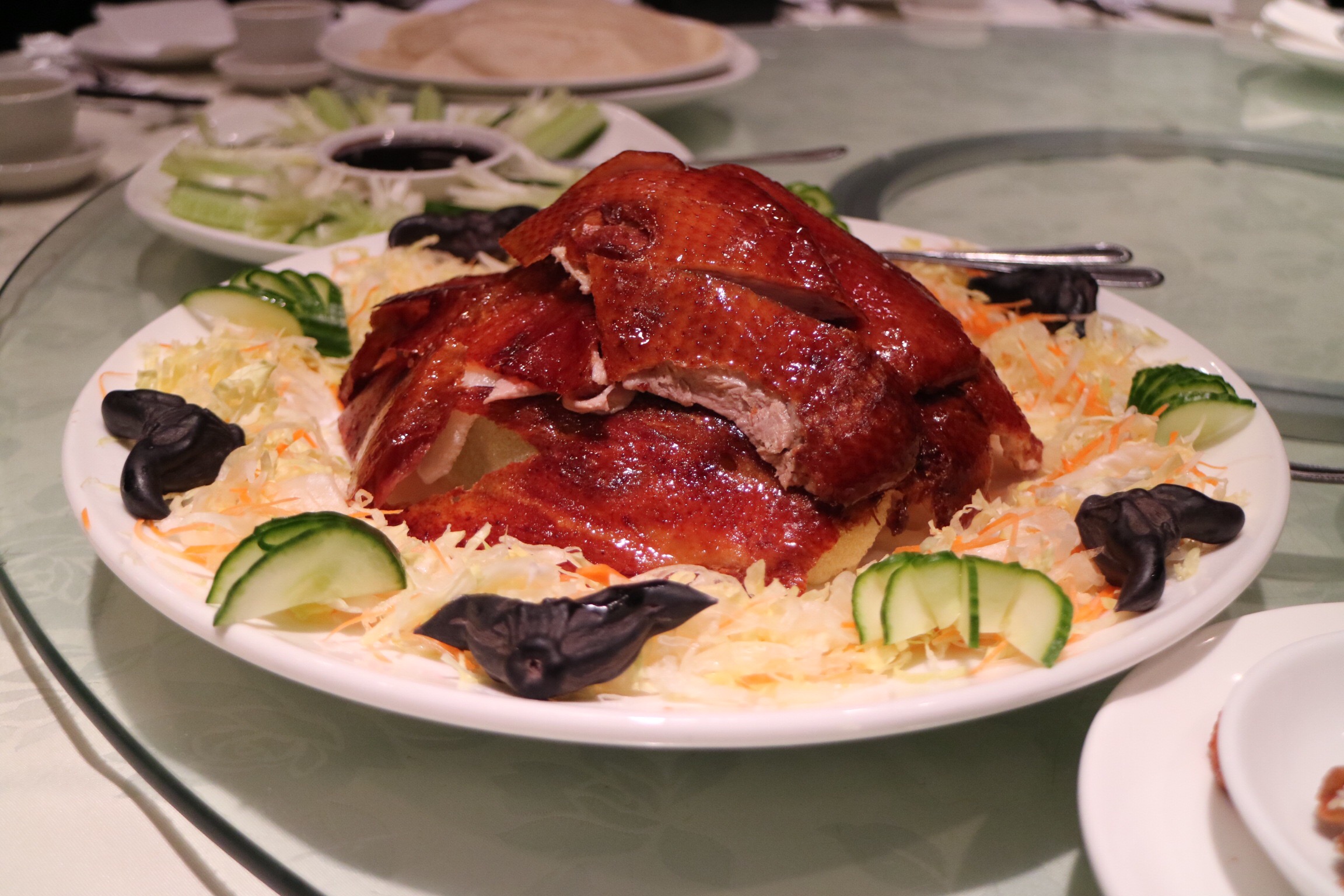 Crispy Duck Skin with Crepes