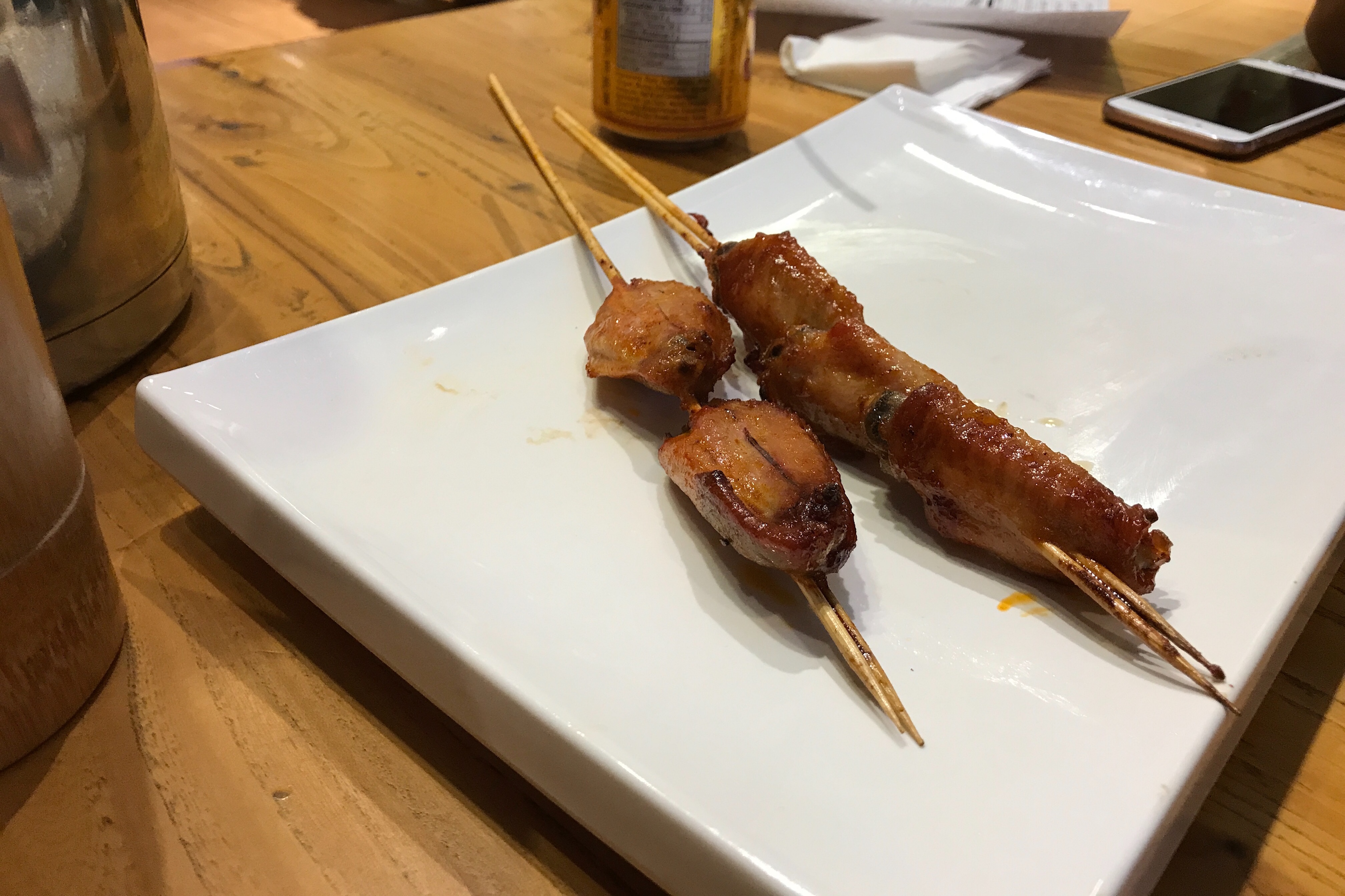 bbq wings on skewers