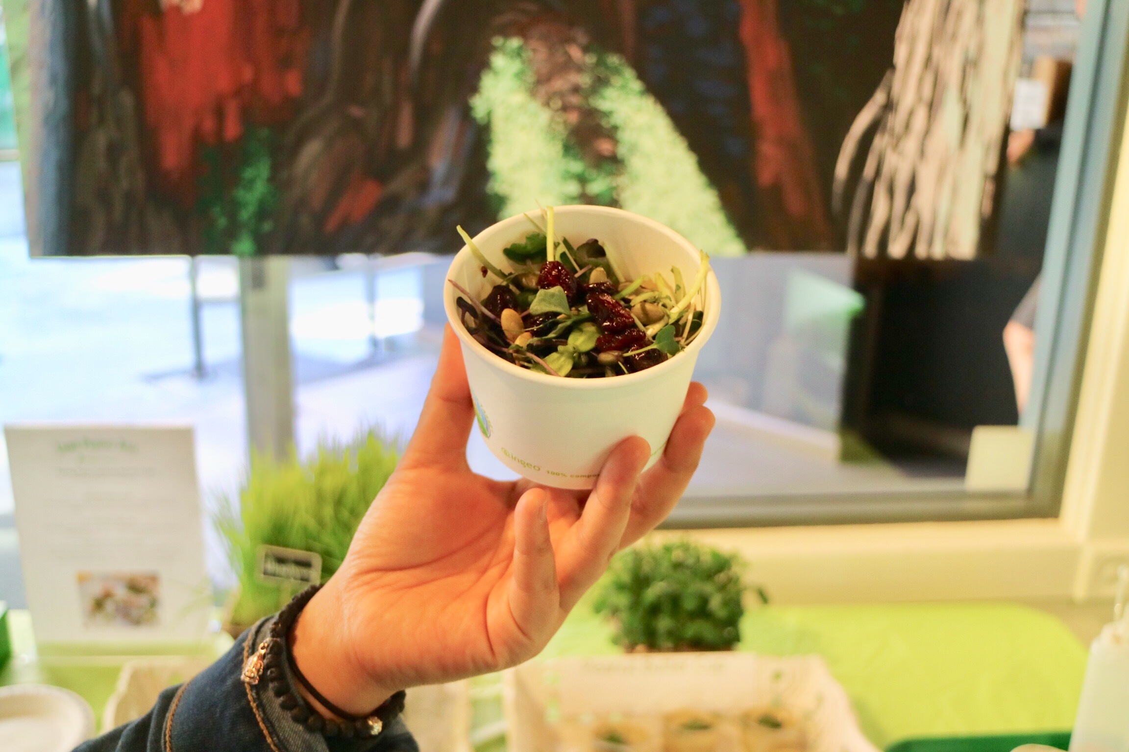 signature microgreen salad