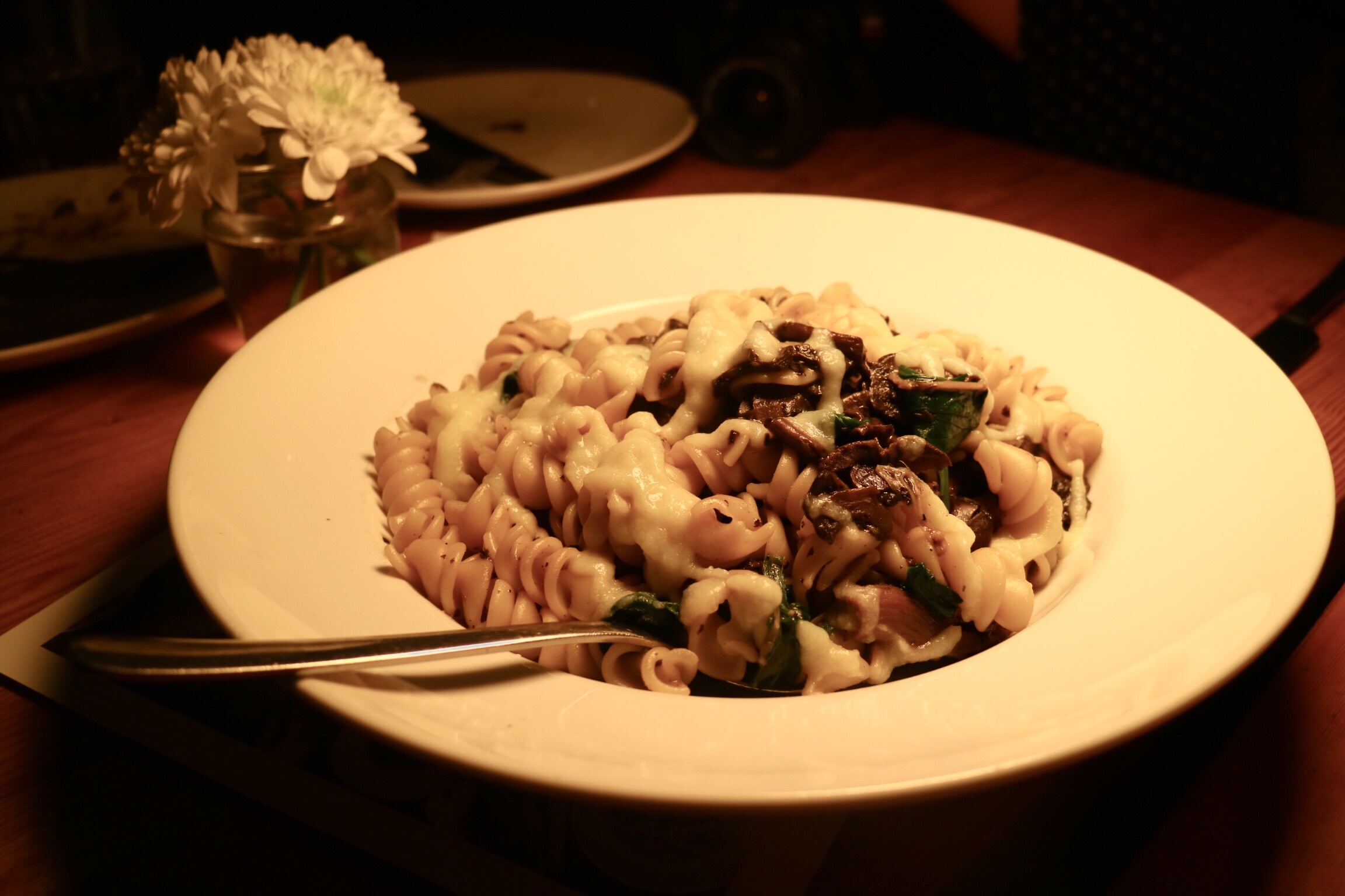 Organic Rotini with Wild Mushroom Ragout