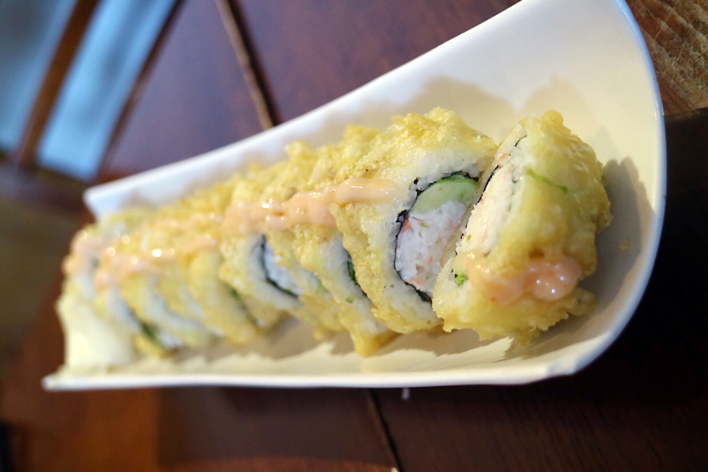 deep fried California roll