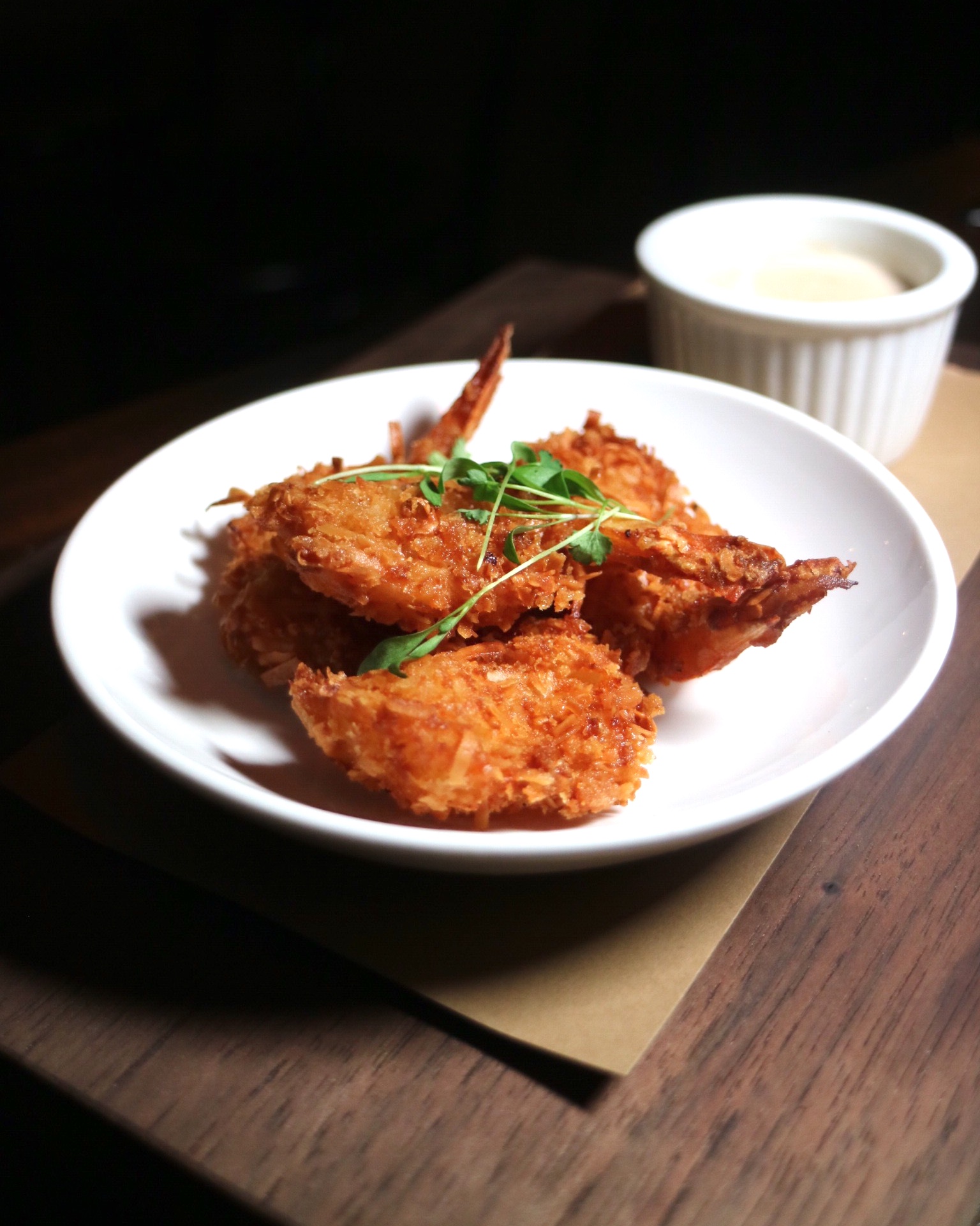 Fried Coconut Prawns