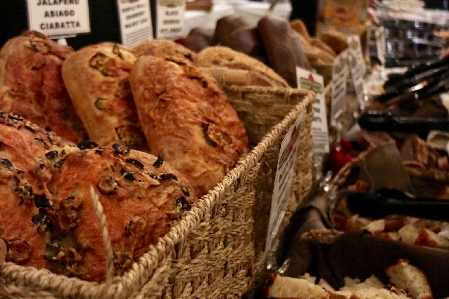 bread and charcuterie from Nesters