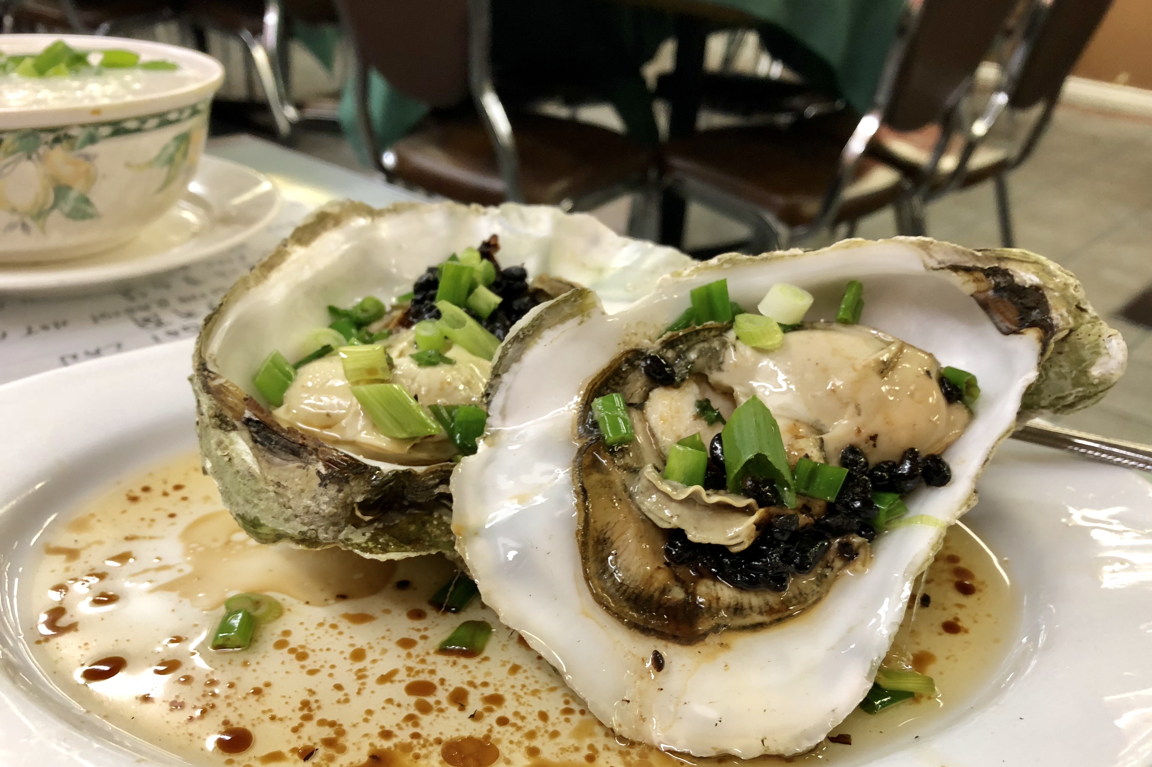 Steamed Oysters