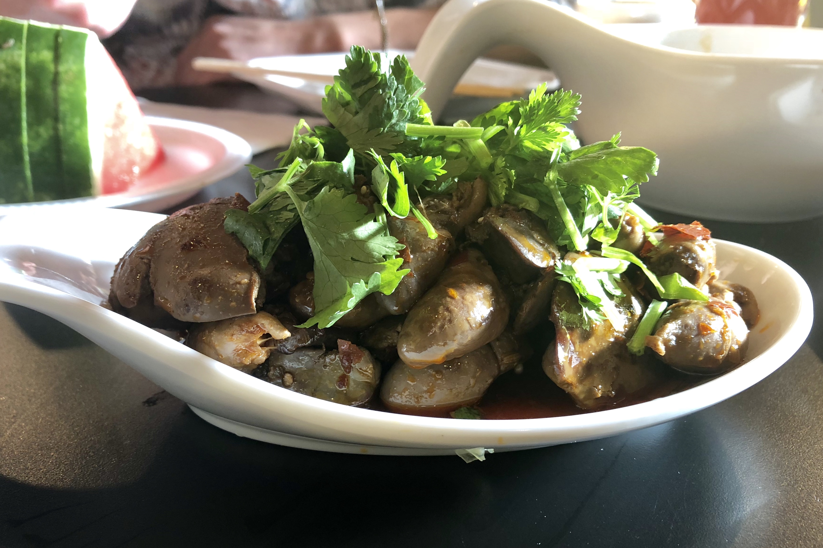 Spicy Chicken Hearts and Livers