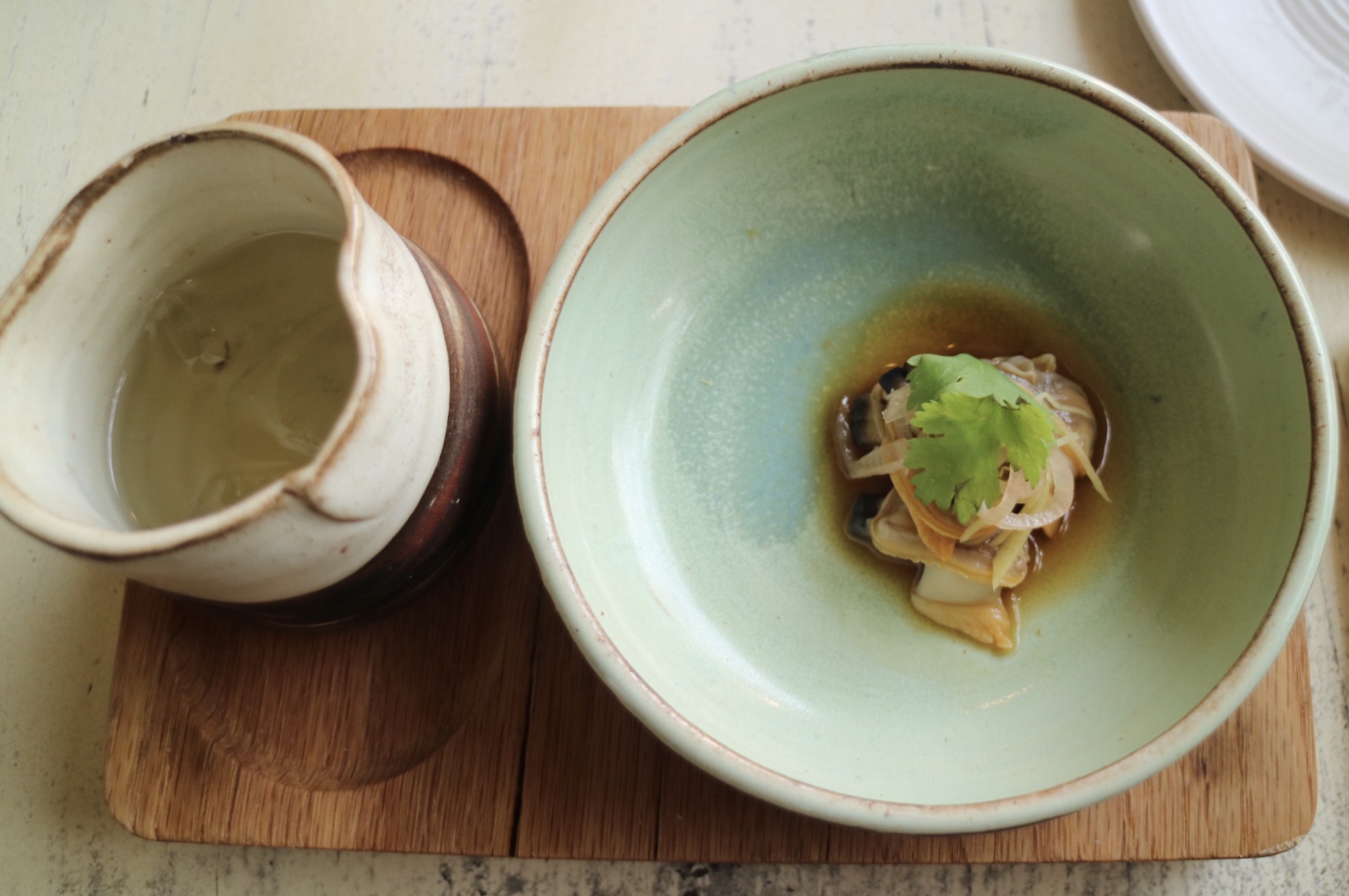 Clam, Ginger and Tea