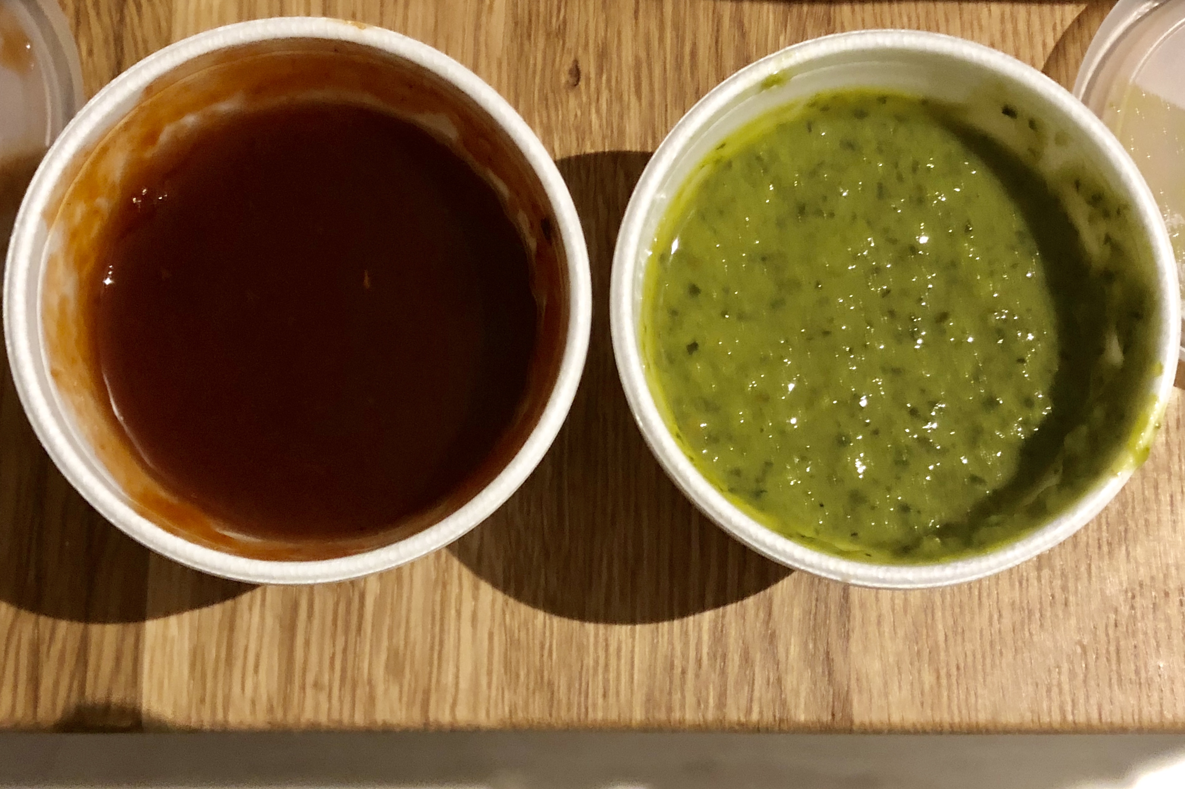 Mint Chutney and Tamarind Sauce