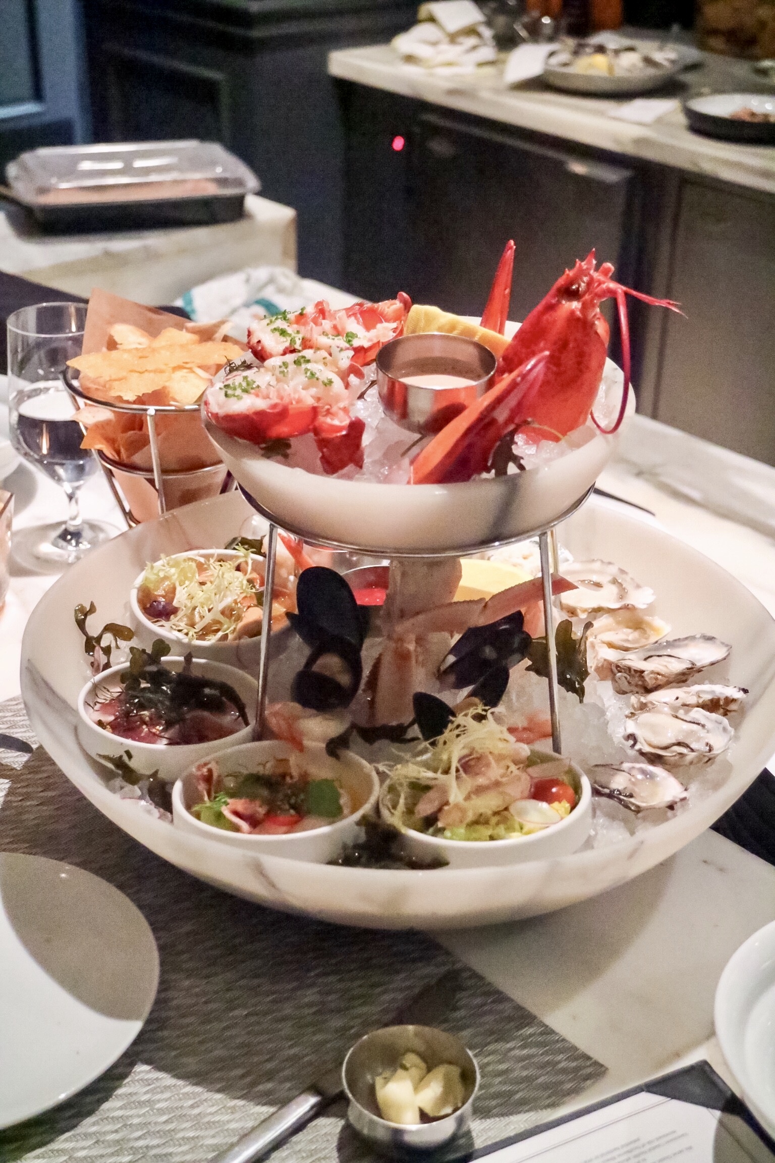 Seafood Tower with Lobster @ Boulevard