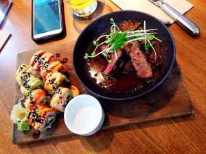 Steak and Sushi @ Joey Bentall One