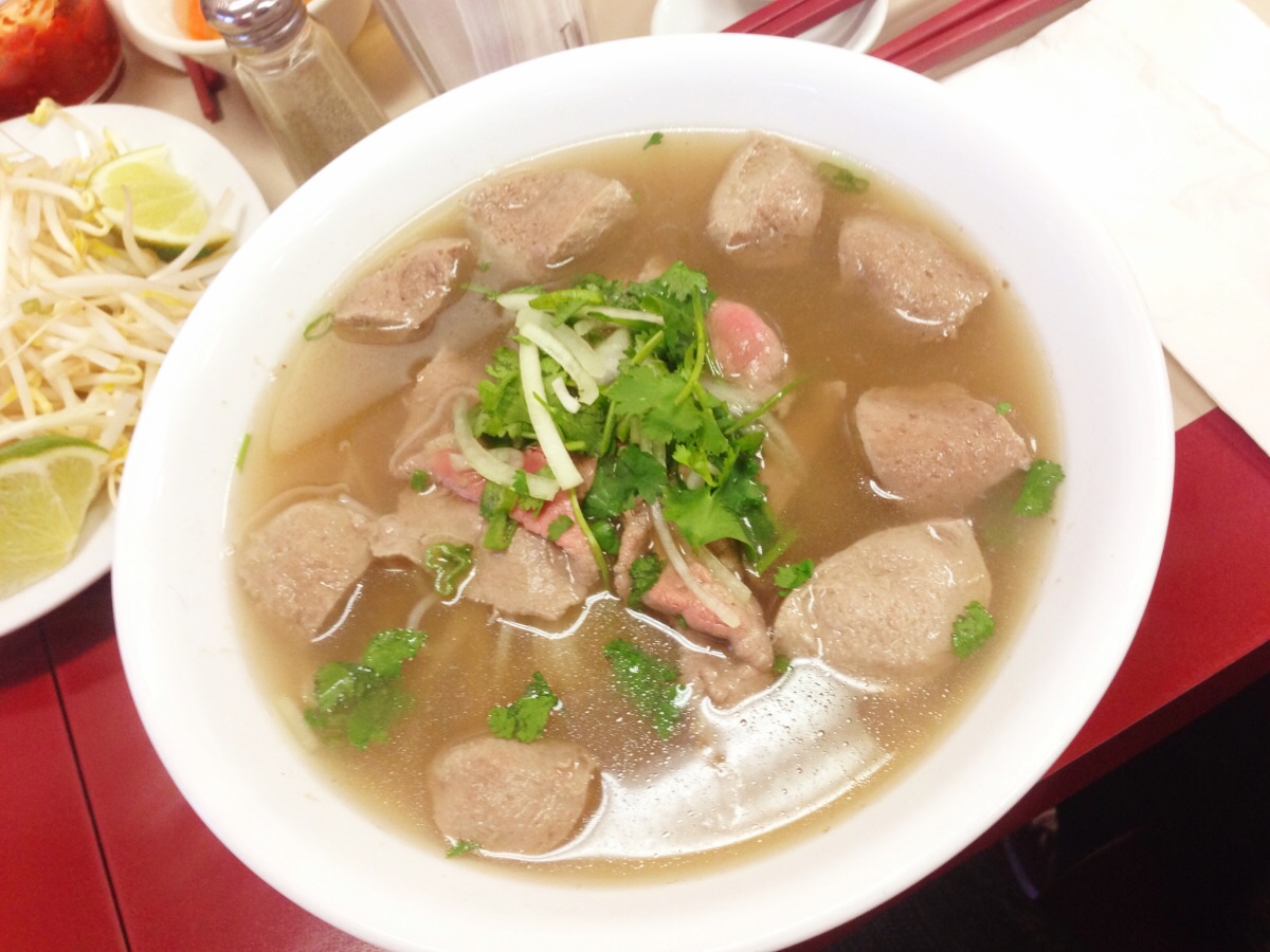 beef pho @ au petit cafe