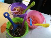 cocktails in thai buckets