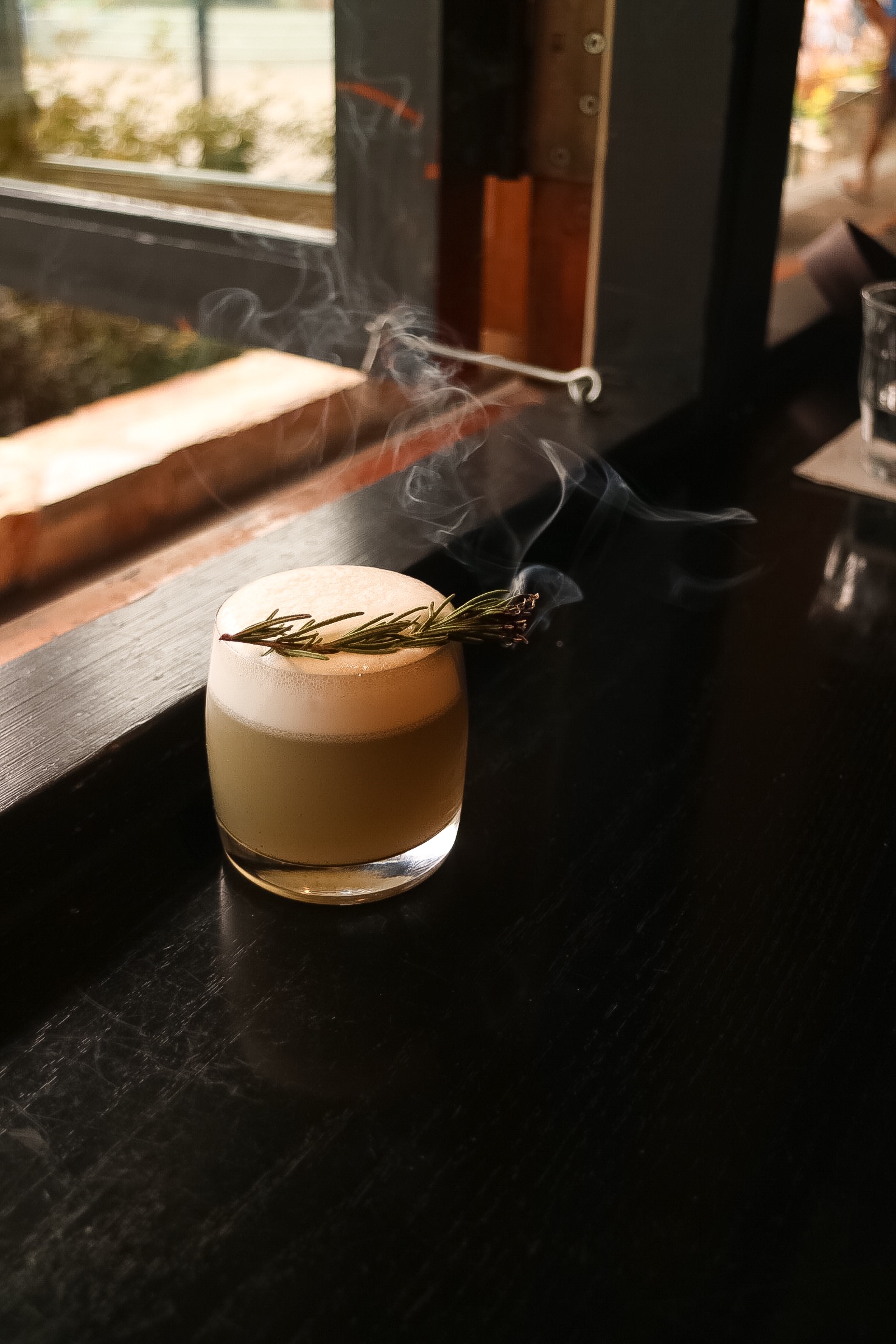 Smoked Rosemary Sour