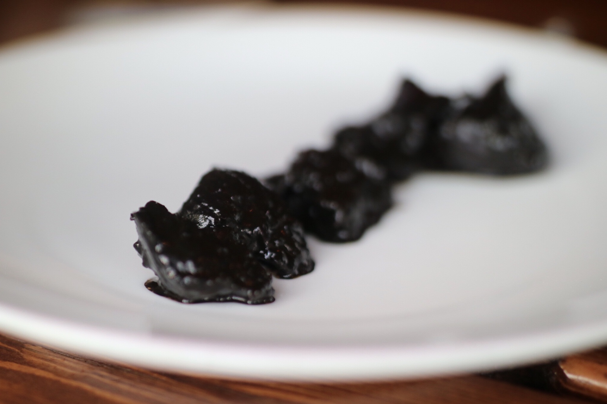 Roasted Beets with cuttlefish ink